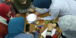 The workshop of embroidery to be held in the faculty