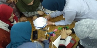 The workshop of embroidery to be held in the faculty